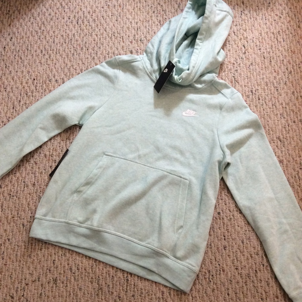 🆕 Nike mint green retro pullover sweats hoodie- M - Picture 2 of 4